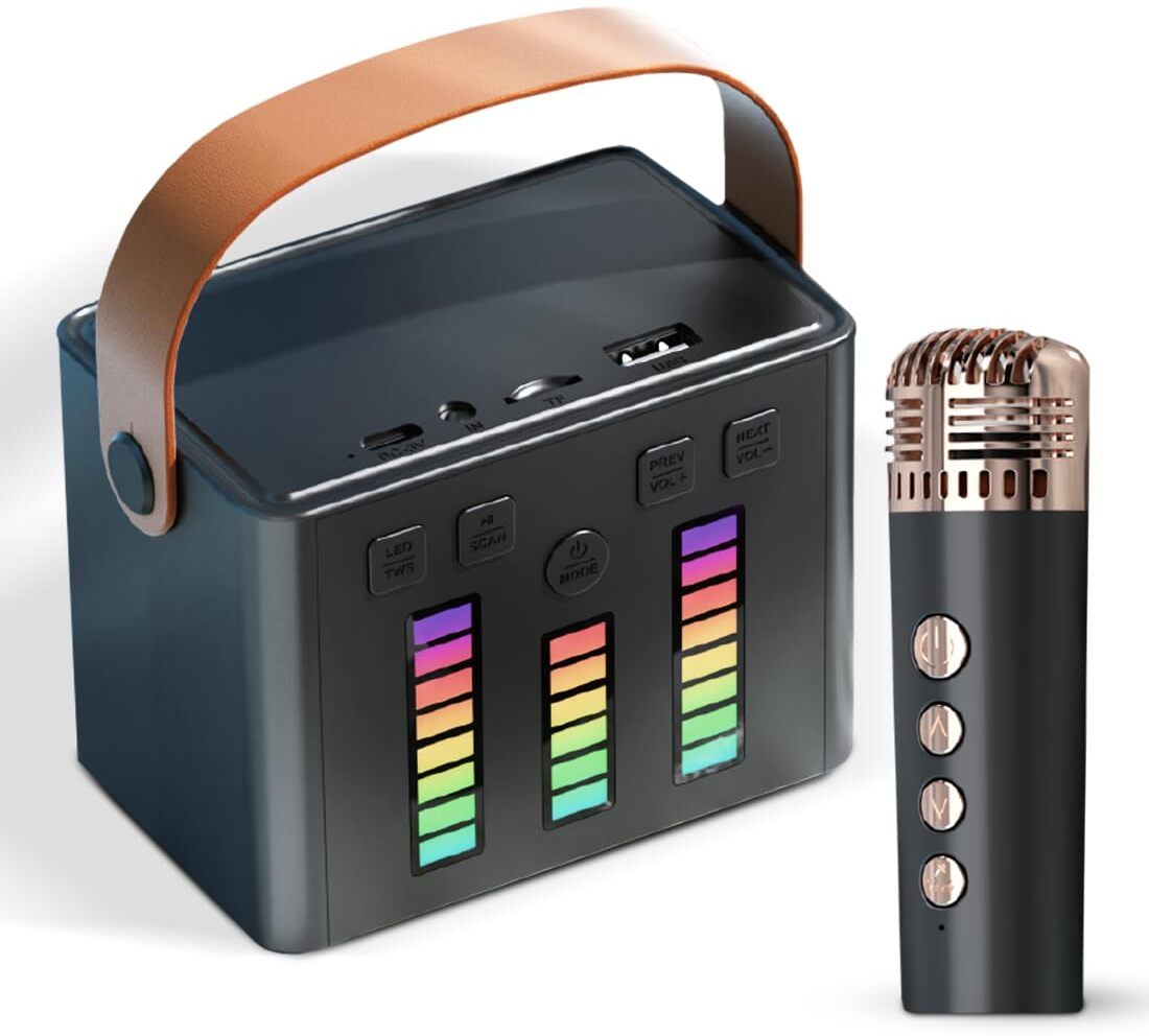 wembley Karaoke Set with Mic & Speaker Wireless & Bluetooth Singing Tool for Kids-picture-20