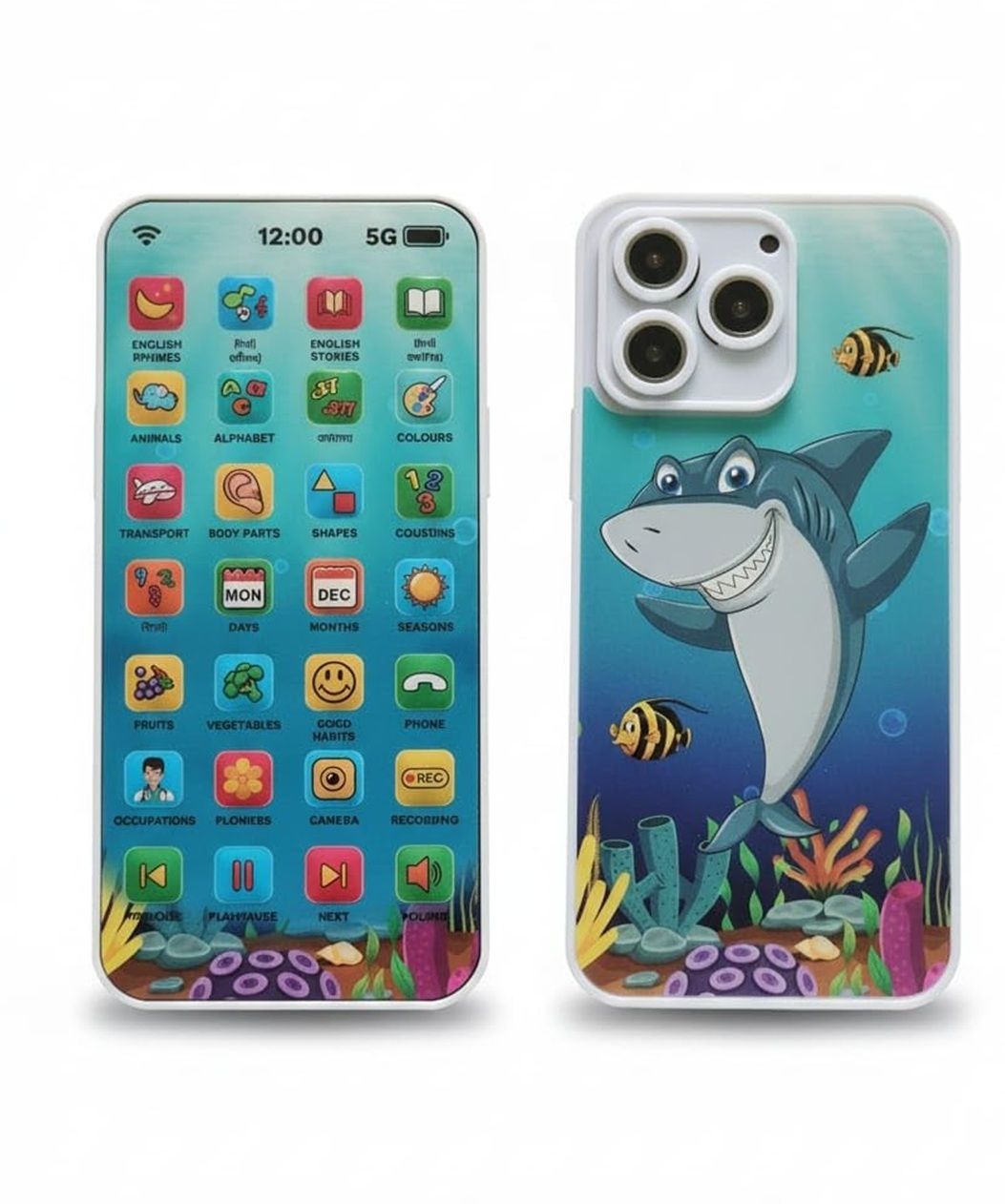 Smart Phone Mobile Toy Educational Phone Toy with Music Functions-image-15