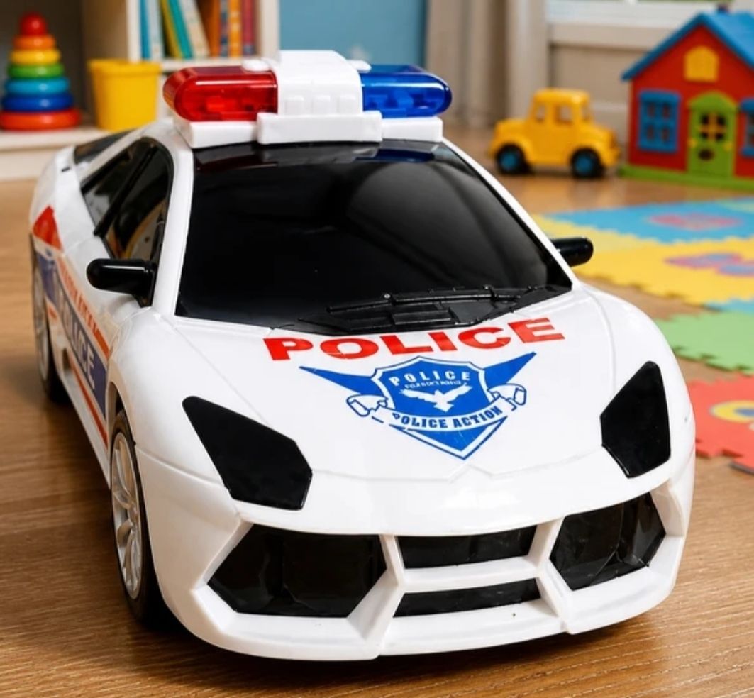 gobaby Rotating Police Car Toy with Light and Music1-picture-13