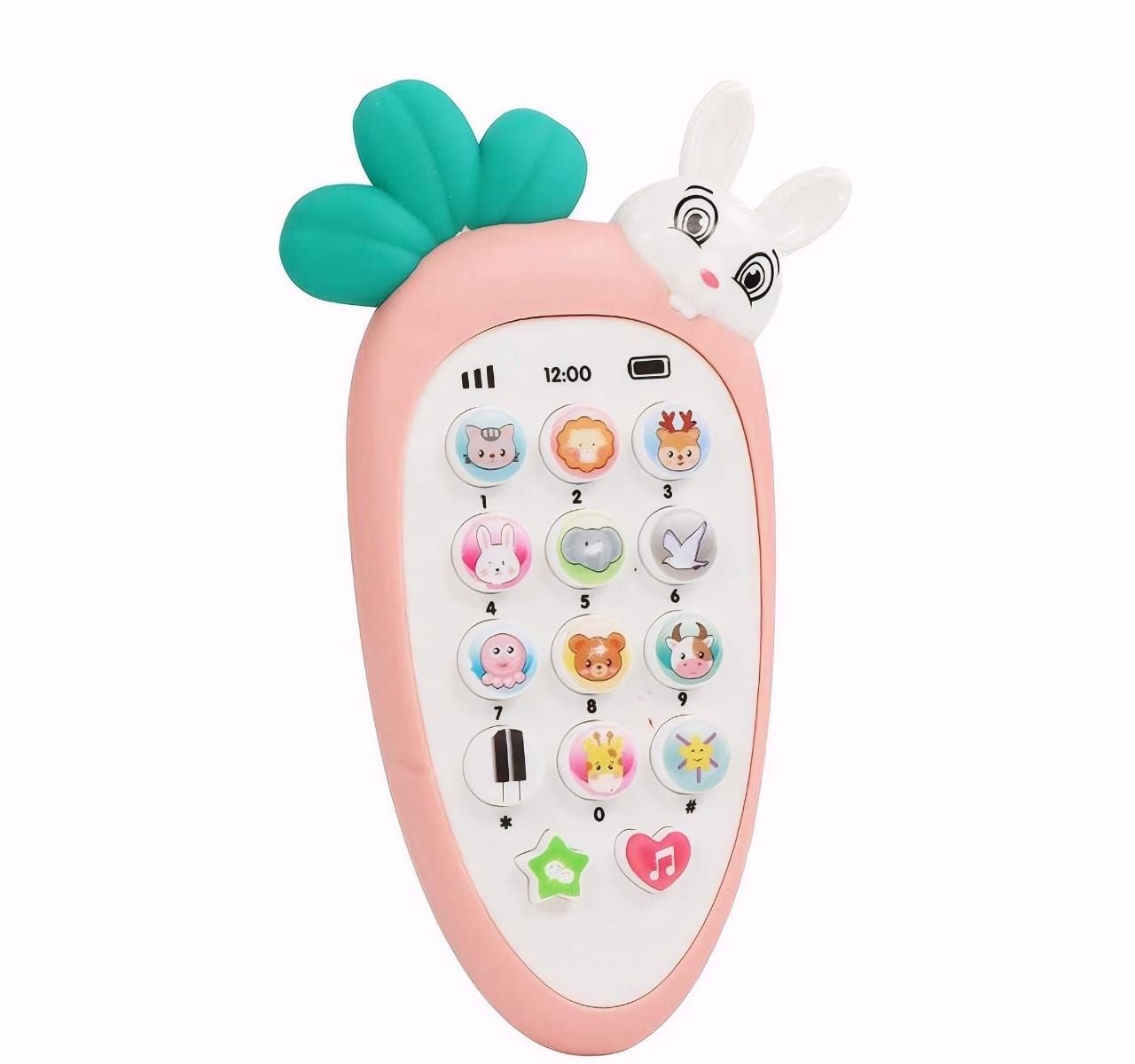 Carrot Bunny Smart Phone – Musical Learning Toy for Toddlers-image-30