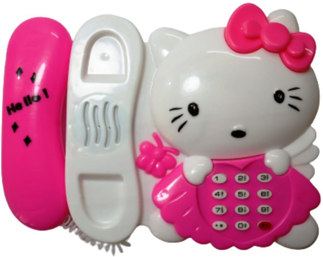 Small Kids Musical Phone Toy Kitty with Fun Sounds & Learning (Random colour)-image-22