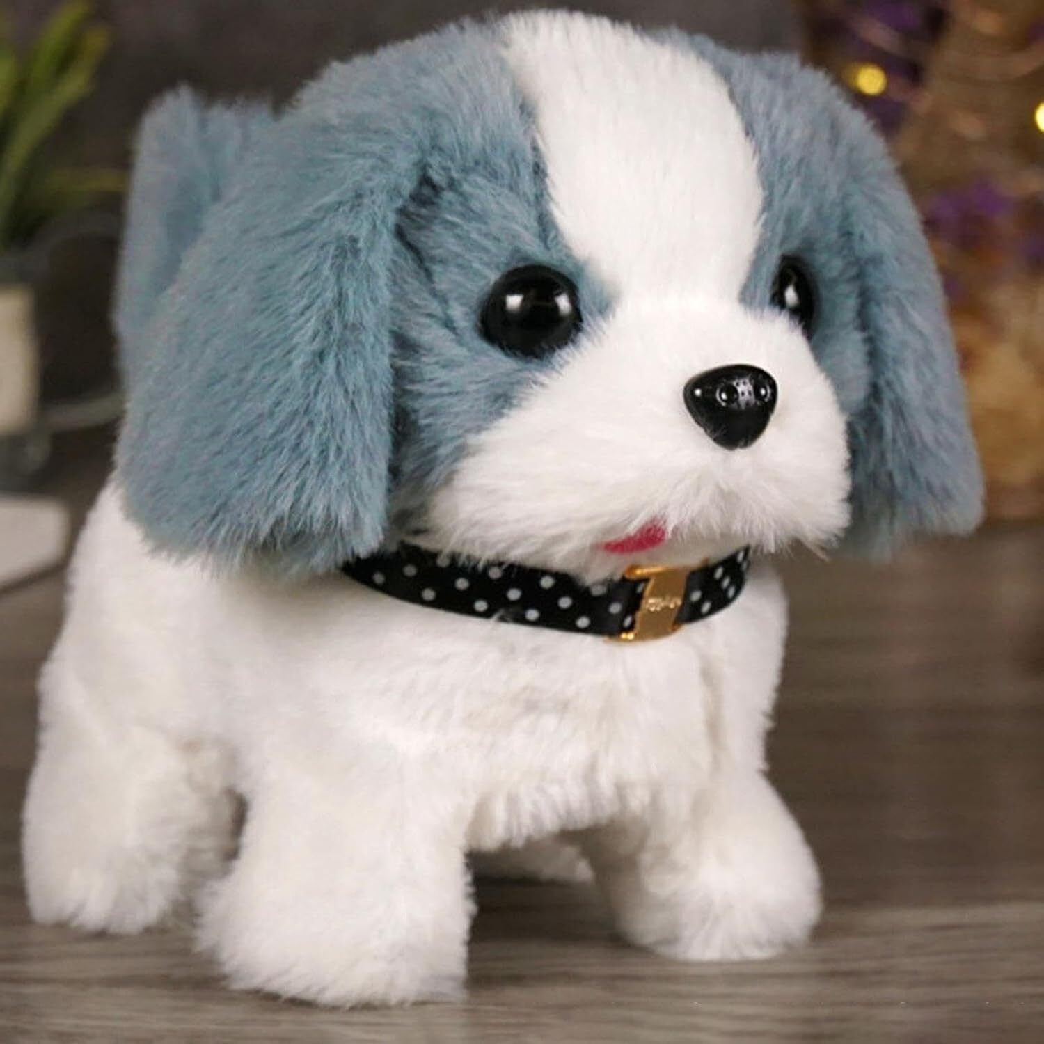 omkara Interactive Walking & Barking Plush Puppy Toy with Sound for Kids-picture-26