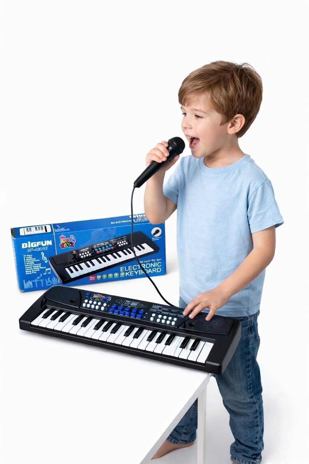 zintargo Electronic Keyboard with Mic for Kids & Beginners | Portable 37-Key | for Kids-picture-5
