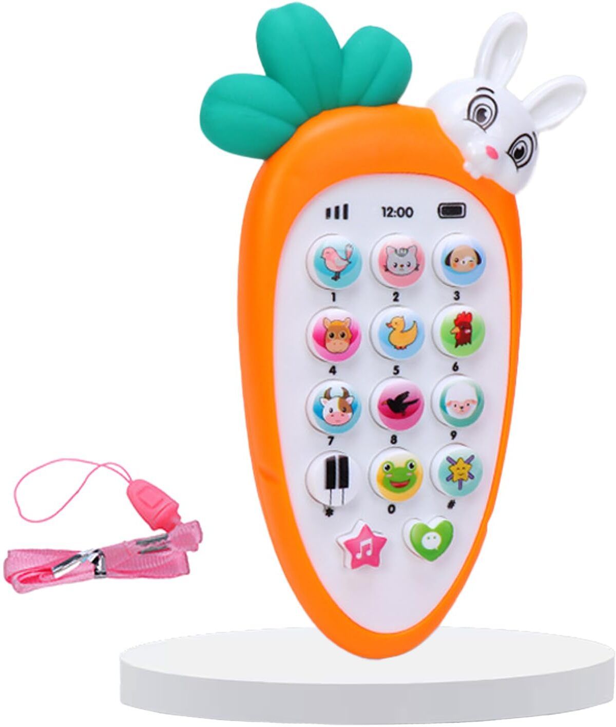 funblast Musical Toy Phone for Kid, Cartoon Mobile Toy with Light & Sound,Learning Toy-picture-27