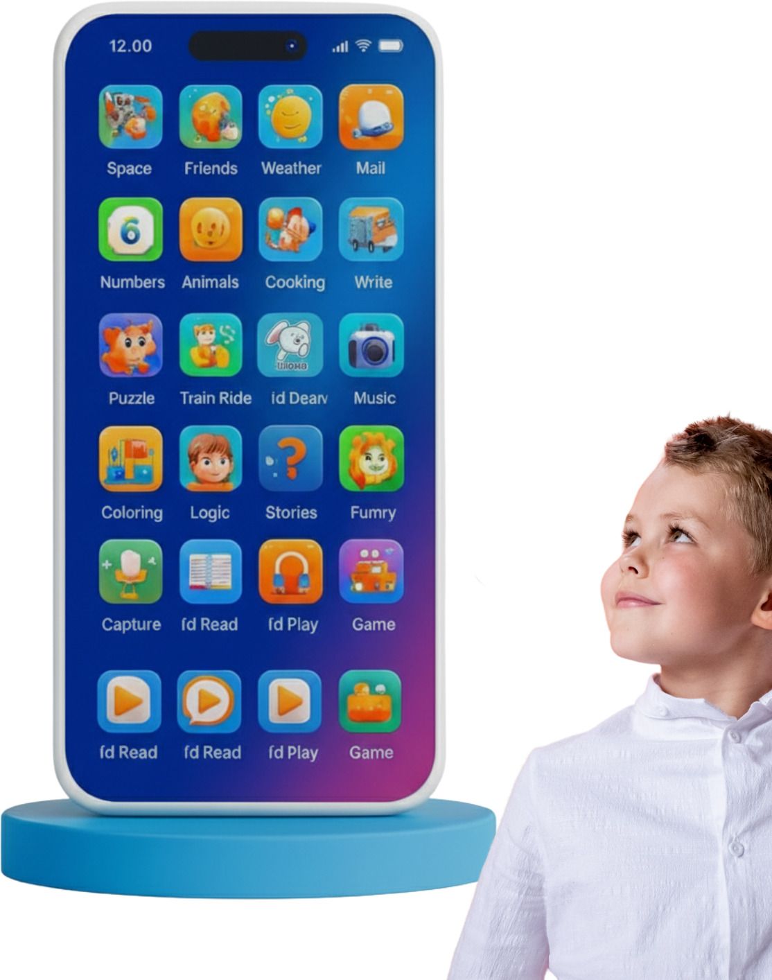 Baby Educational Smartphone Toy with Sound Effects-image-31