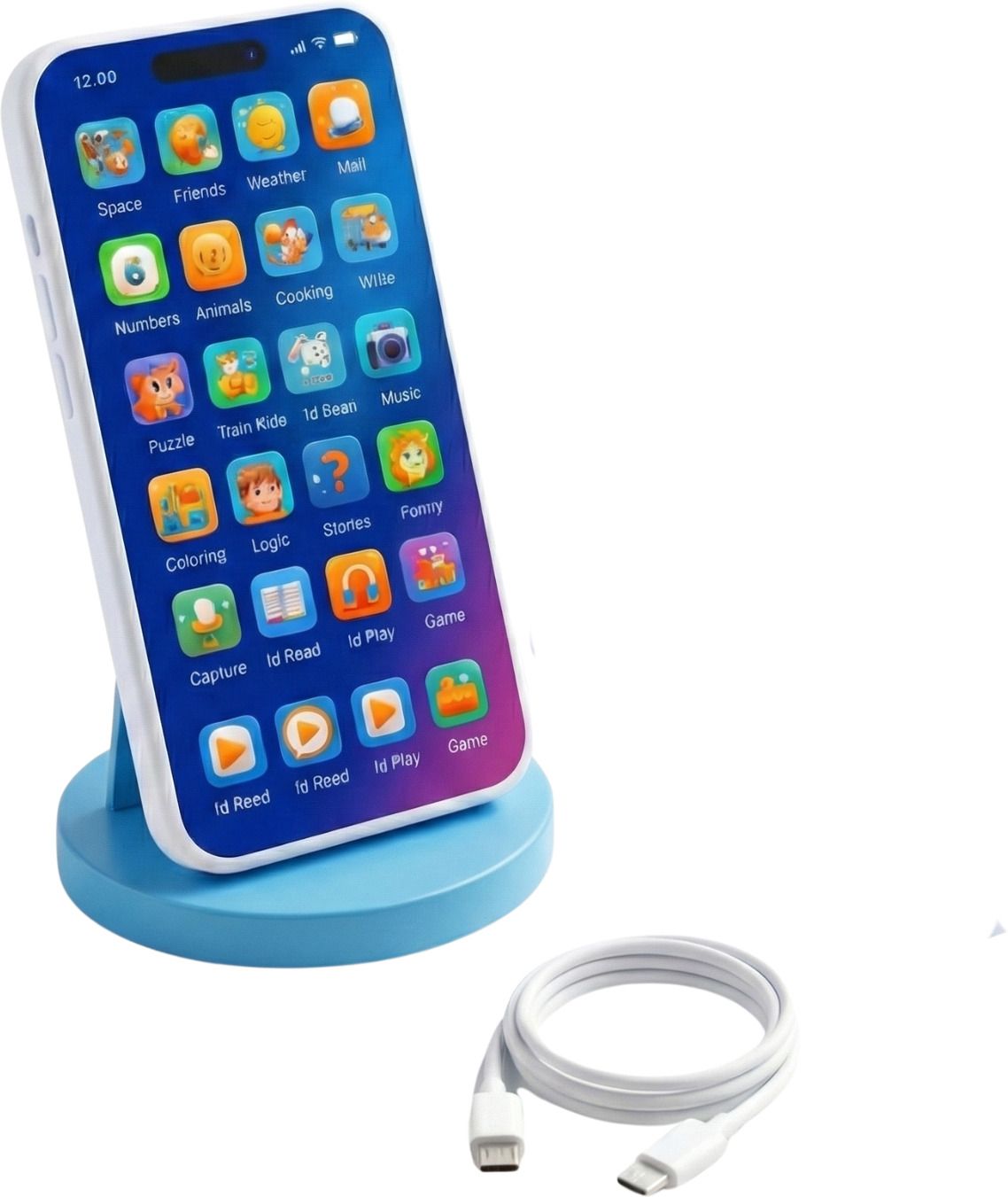 Educational Mobile Phone Toy for Kids and Toddlers-image-4
