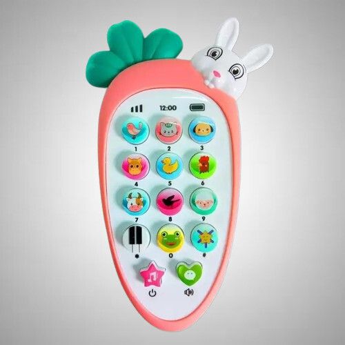 Rabbit Phone Kids Phone Small Phone Toy Musical Toys for (pc 1) _W8-image-41