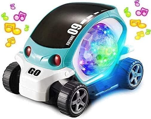 Future 09 Musical Stunt Car Toys Flashing Light & Sounds (Multicolor)-image-35