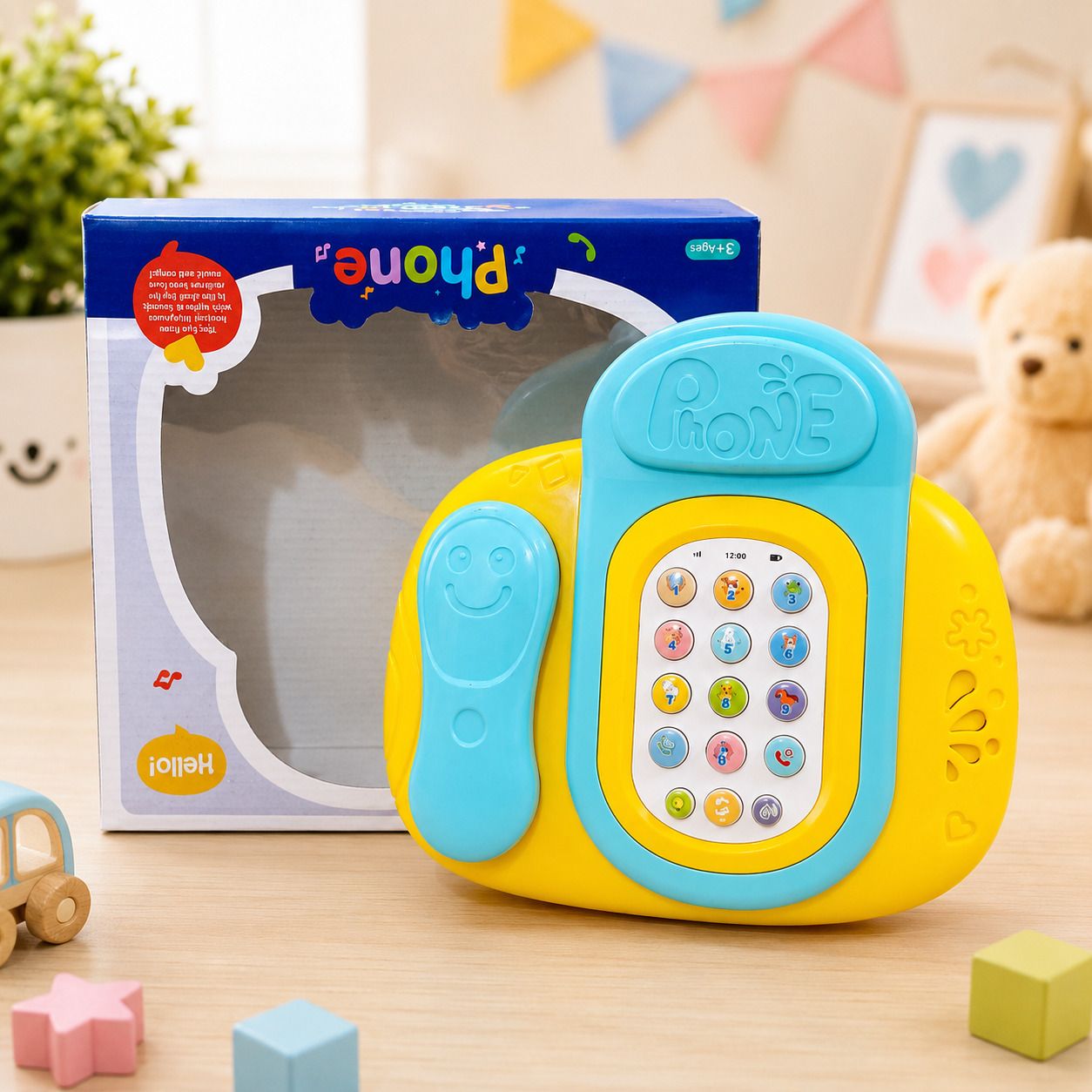 Pretend Play Mobile Phone Toy | Educational Sound and Music Toy for Children-image-19