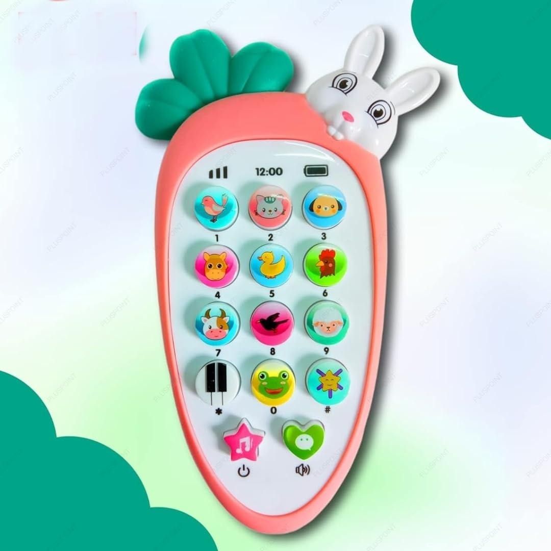 plus shine Different Sound&Music Intelligent Rabbit Phone for Kids Musical Mobile Phone Toy-picture-44
