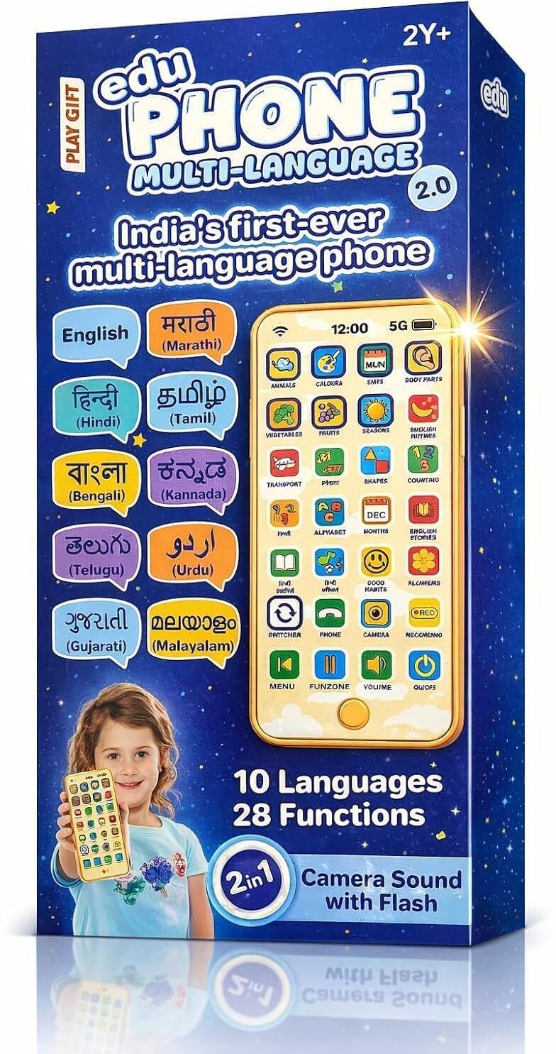 shrinex EduTalk 10 Language Smart Learning Phone for Kids-picture-14