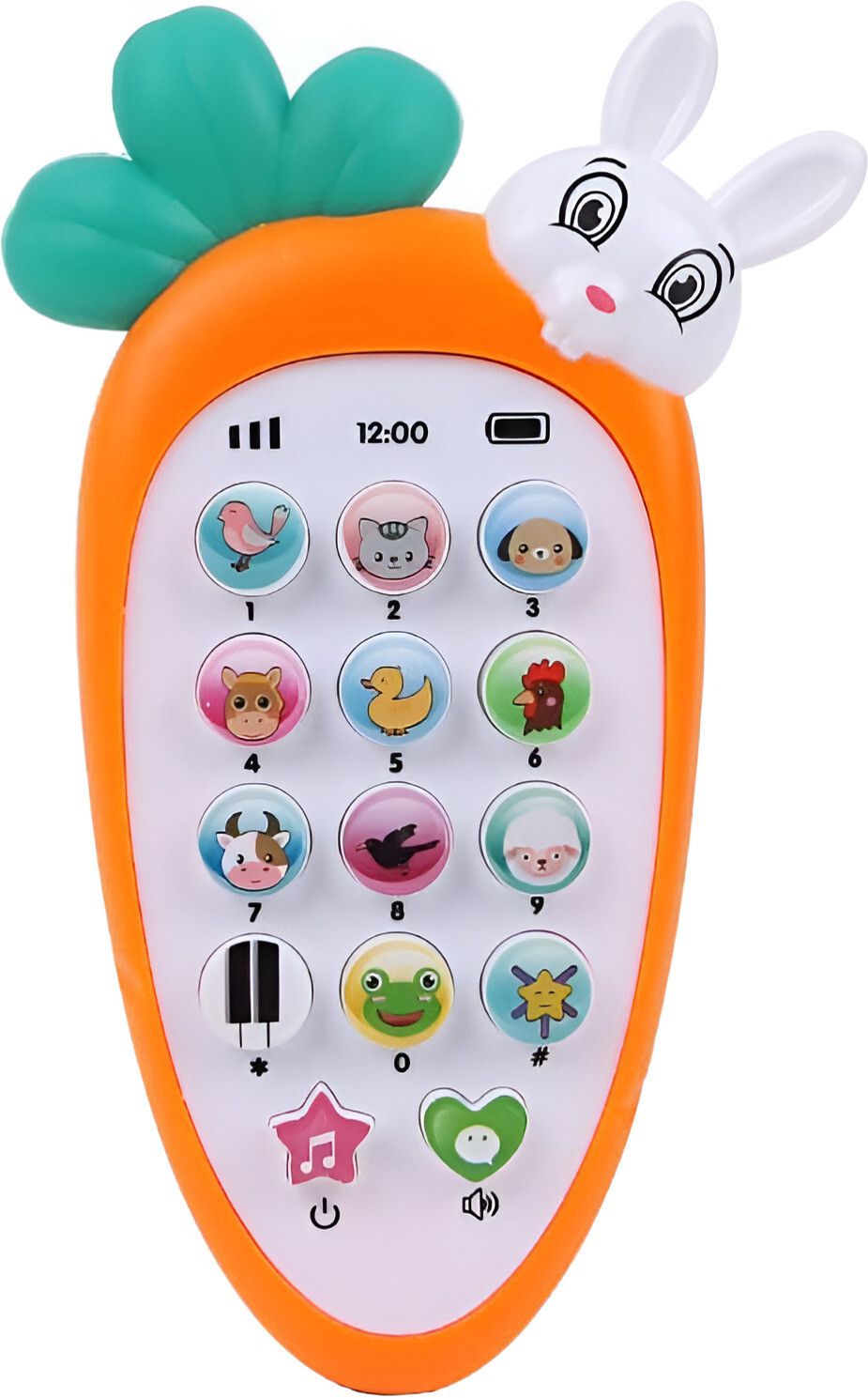 Interactive Rabbit Toy Phone for Kids | Musical Baby Mobile with Lights-image-5