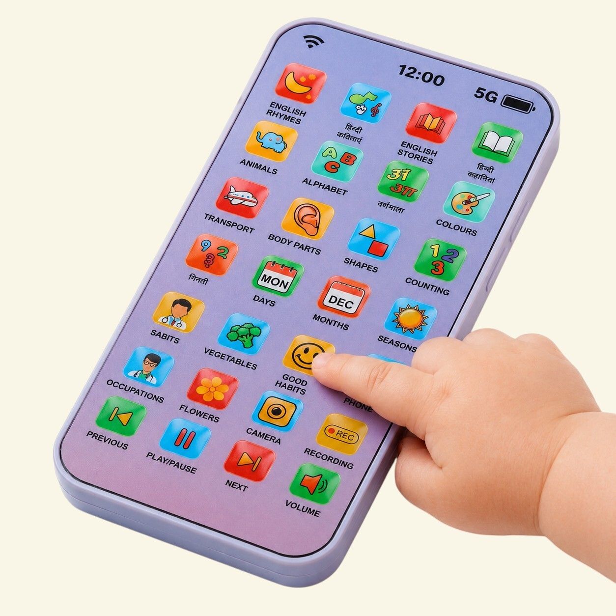 Educational Kids Phone with Counting Colours and Shapes-image-39