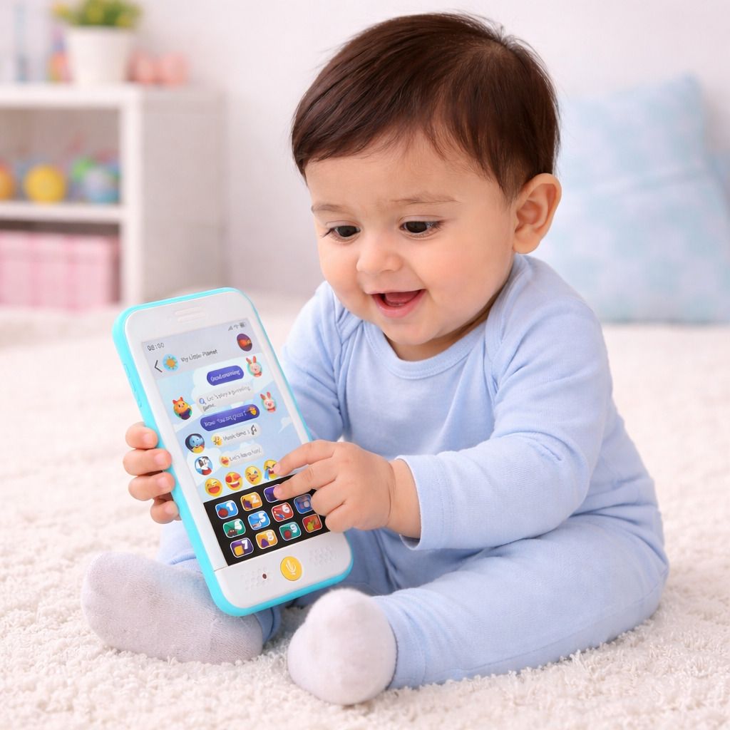 Kids Learning Toy Phone 6M+ Interactive Musical Toddler Educational Toy Gift Kit-image-19