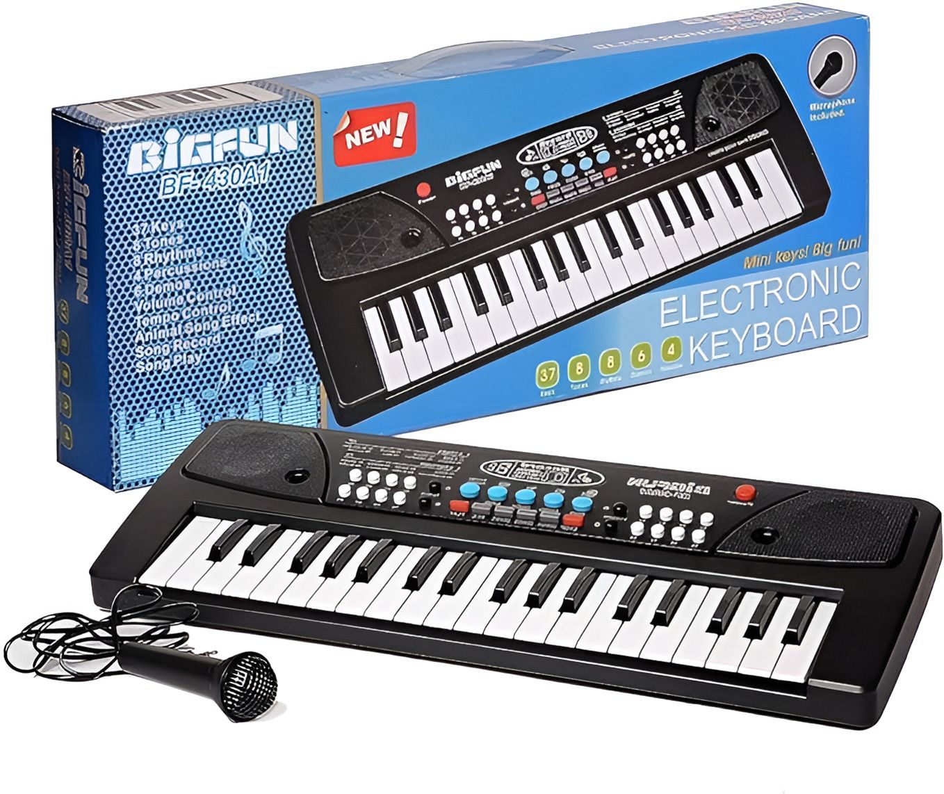 jsg Piano Keyboard Recording ,Mic & Charger Best Birthday Gift Musical Instruments-picture-17