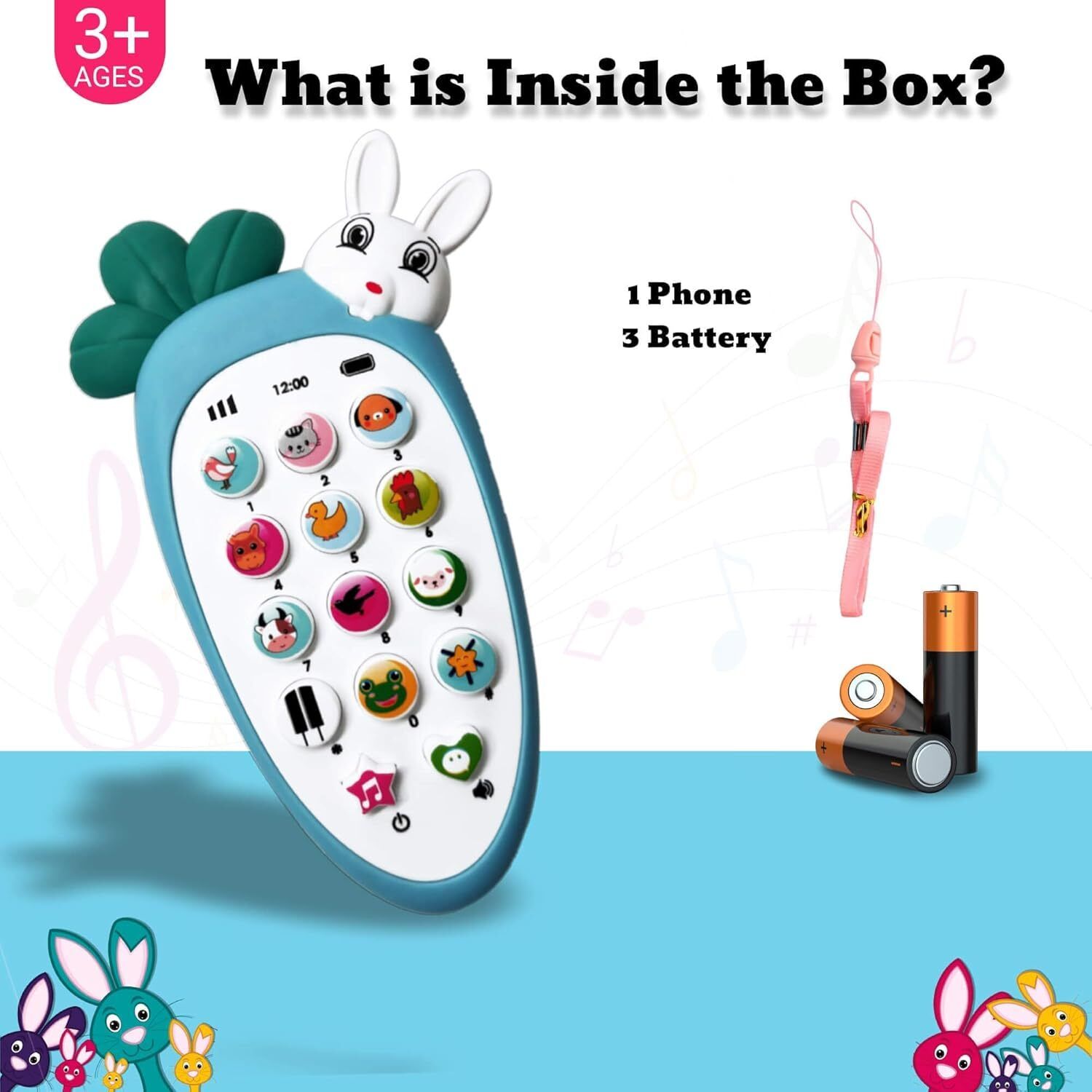 indiyana fashion Toy-shine Cell Phone Baby Toy for Toddlers and Young Children with Unique Button-picture-29