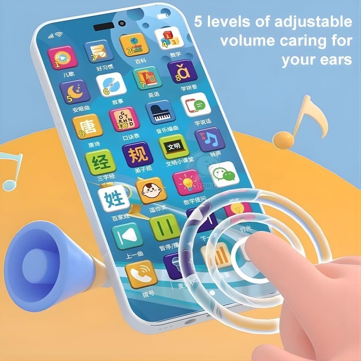 24 Modes Smart Phone Toy for Kids (Musical Learning) or EduPhone.-image-23