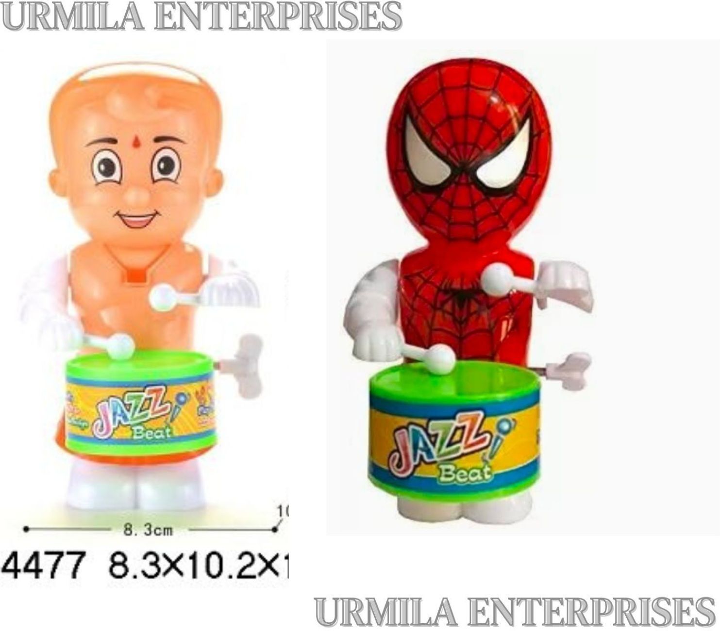 urmila enterprises Dancing Action Kids Darmar Sound Toys Key-Operated Bheem spider-X99-picture-36