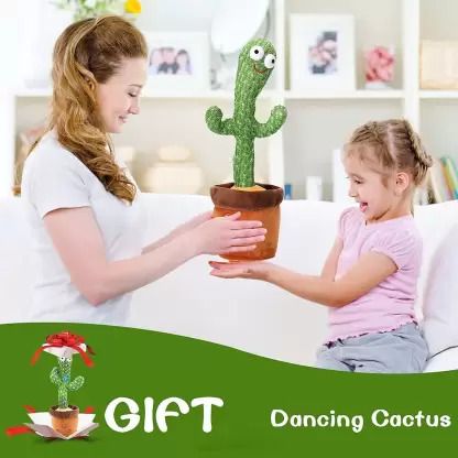 haulsale Dancing Talking Cactus Plush Toy, Wriggle, Singing, Repeats What You Say-343-picture-49