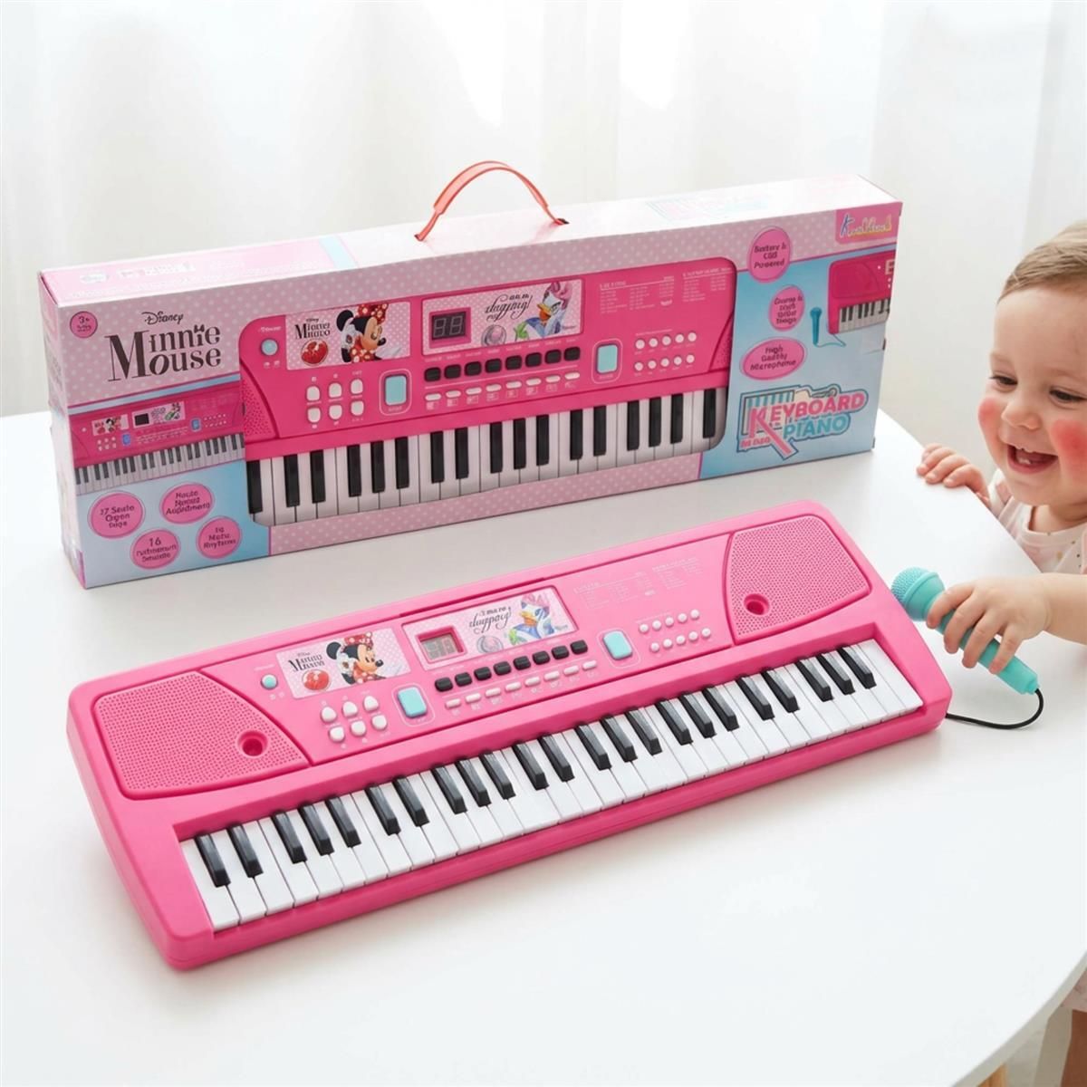 disney Minnie Mouse First Rock Star Piano Keyboard for Kids-picture-35