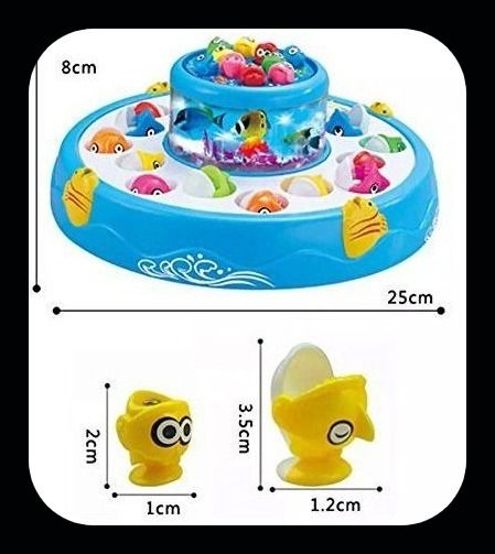 saleoff Go Fish Catching Game Big with 26 Fishes and 4 Pods With Music & Lights343-picture-2