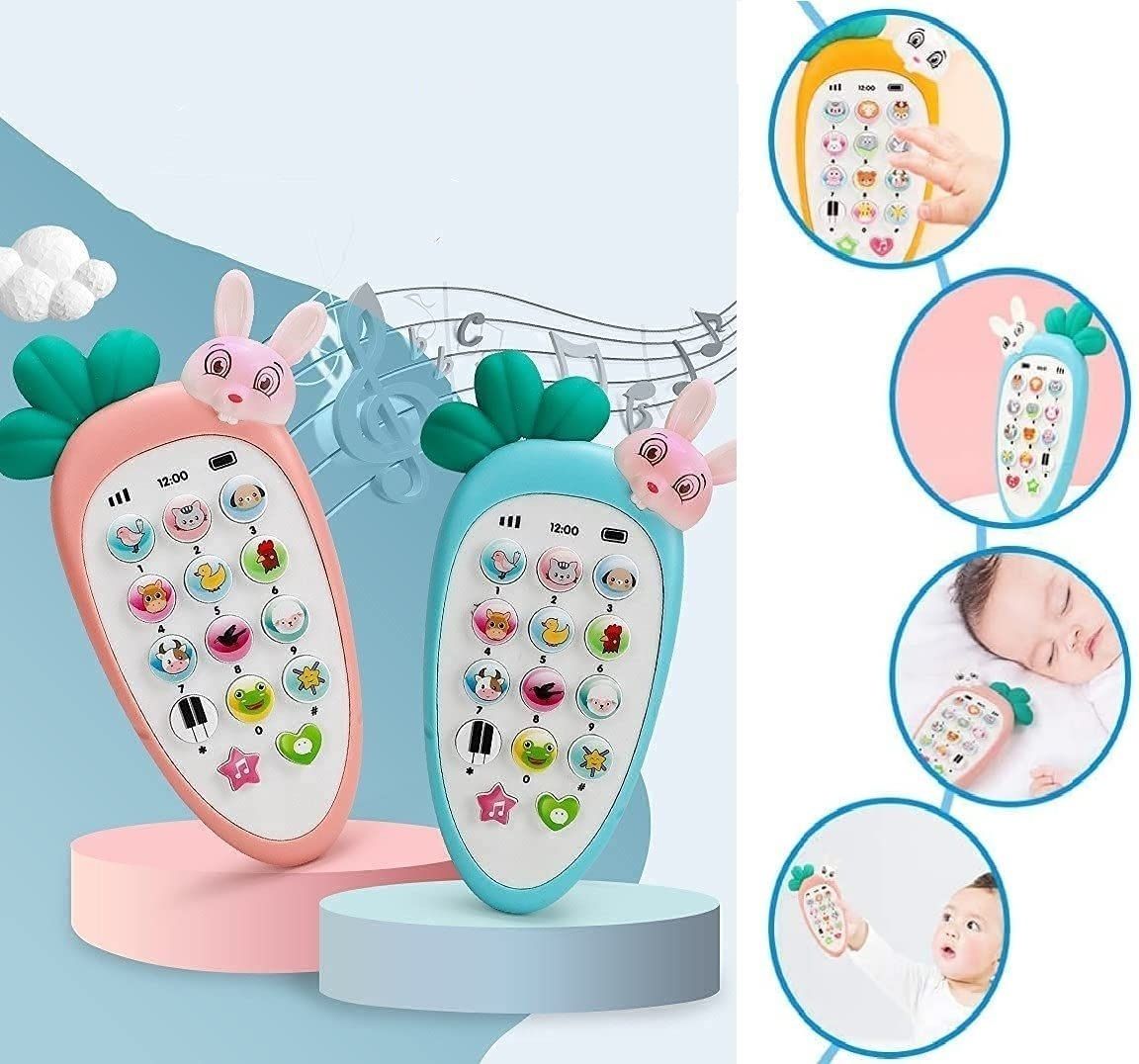 bsvr Smart Kids Rabbit Phone, Musical Sound Toys, Best Gift For Kids_BS102-picture-4