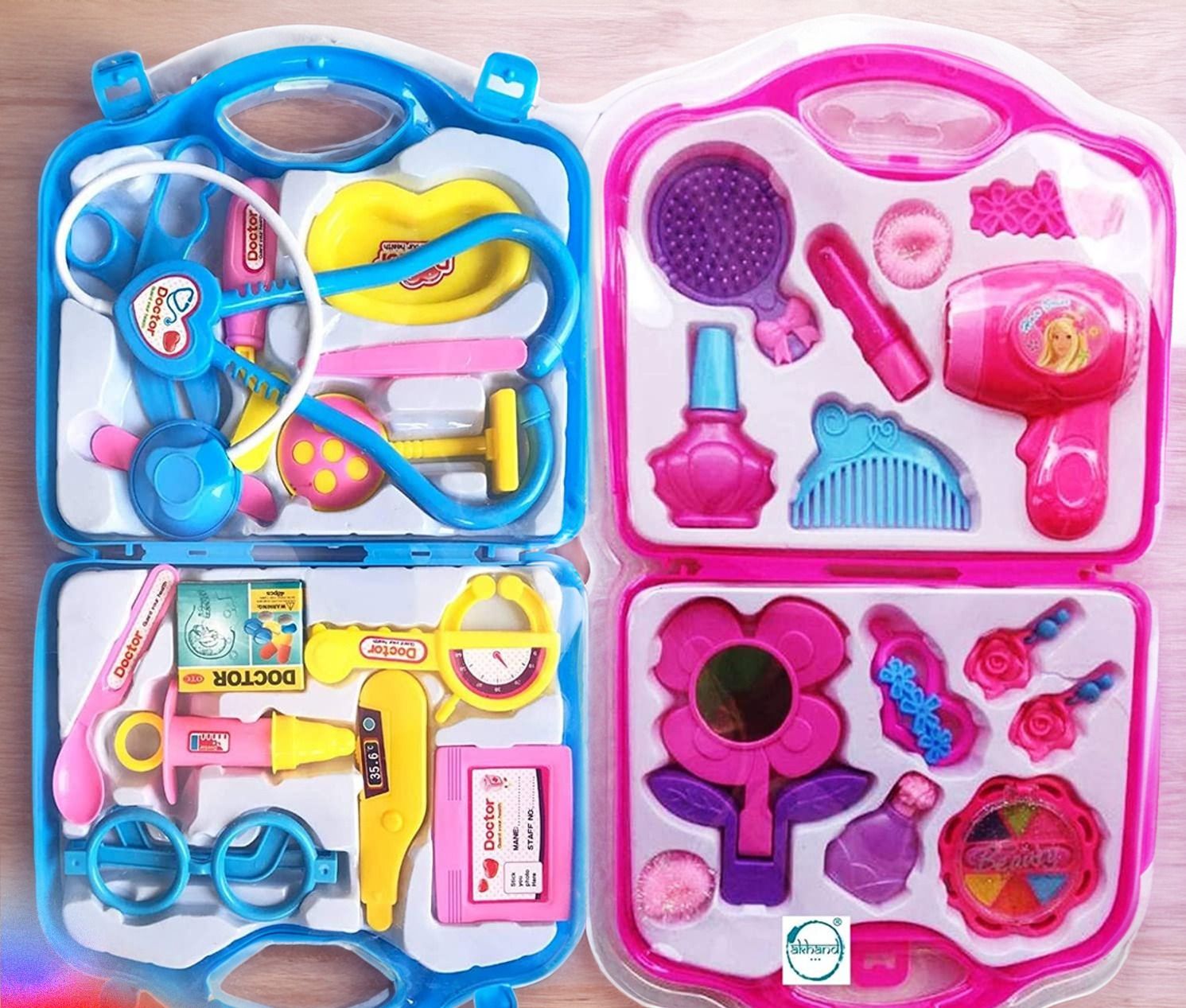 littlewish Beauty Set And Doctor Play Set Combo with Foldable Suitcase toy-picture-25