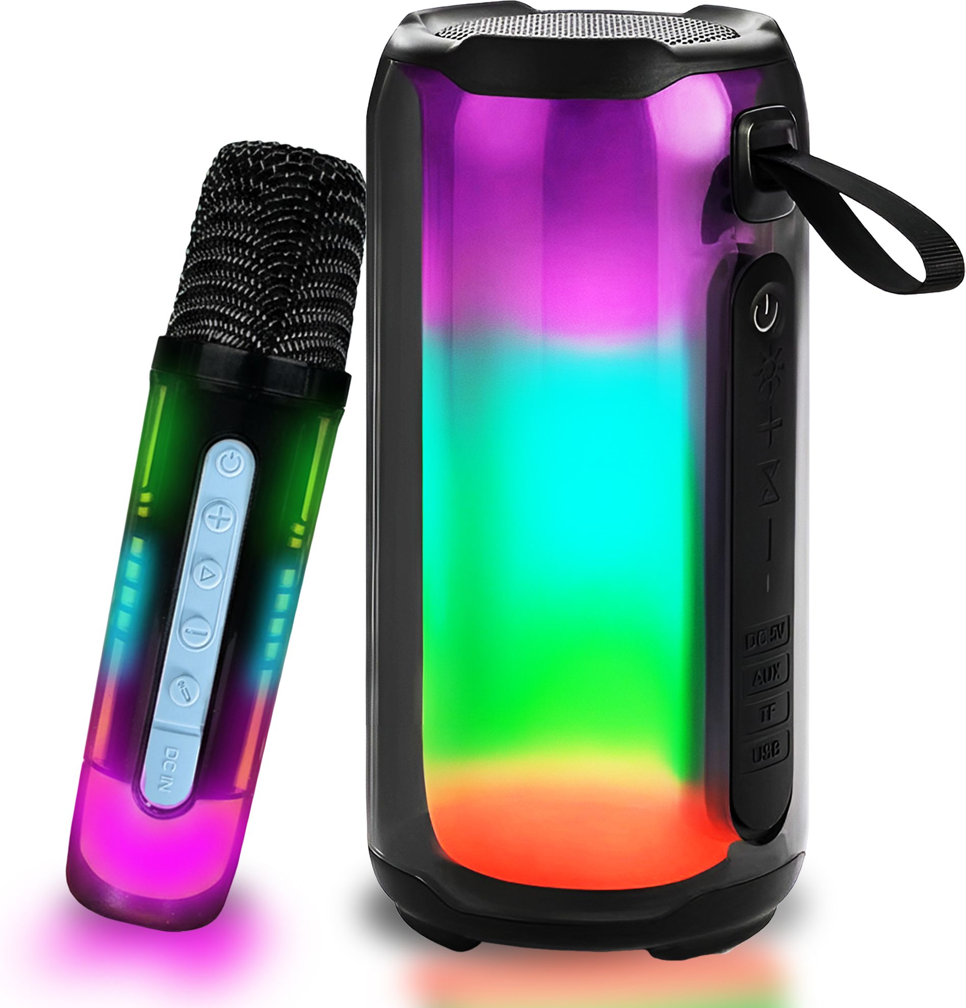 wembley Stylish Cylindrical Wireless Karaoke Mic with Bluetooth Speaker-picture-22