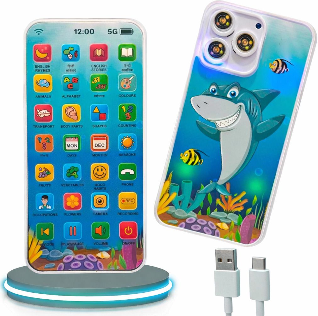 Educational Rechargeable Phone Toy for Kids 2-12 Years Musical Mobile Toys Baby-image-22