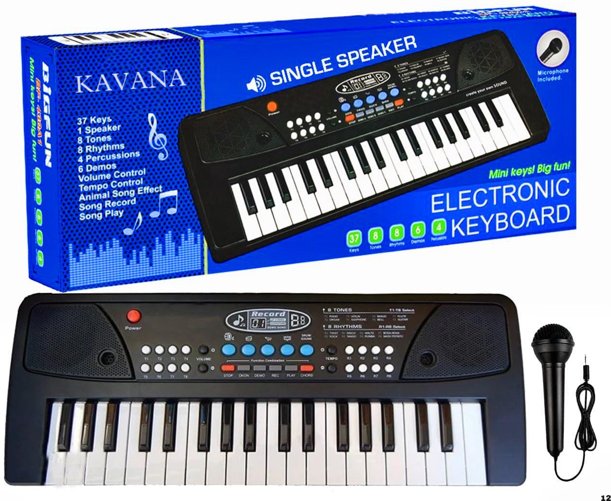 37Keys Digital Music Electronic Keyboard Kids Electric Piano Microphone Function-image-38