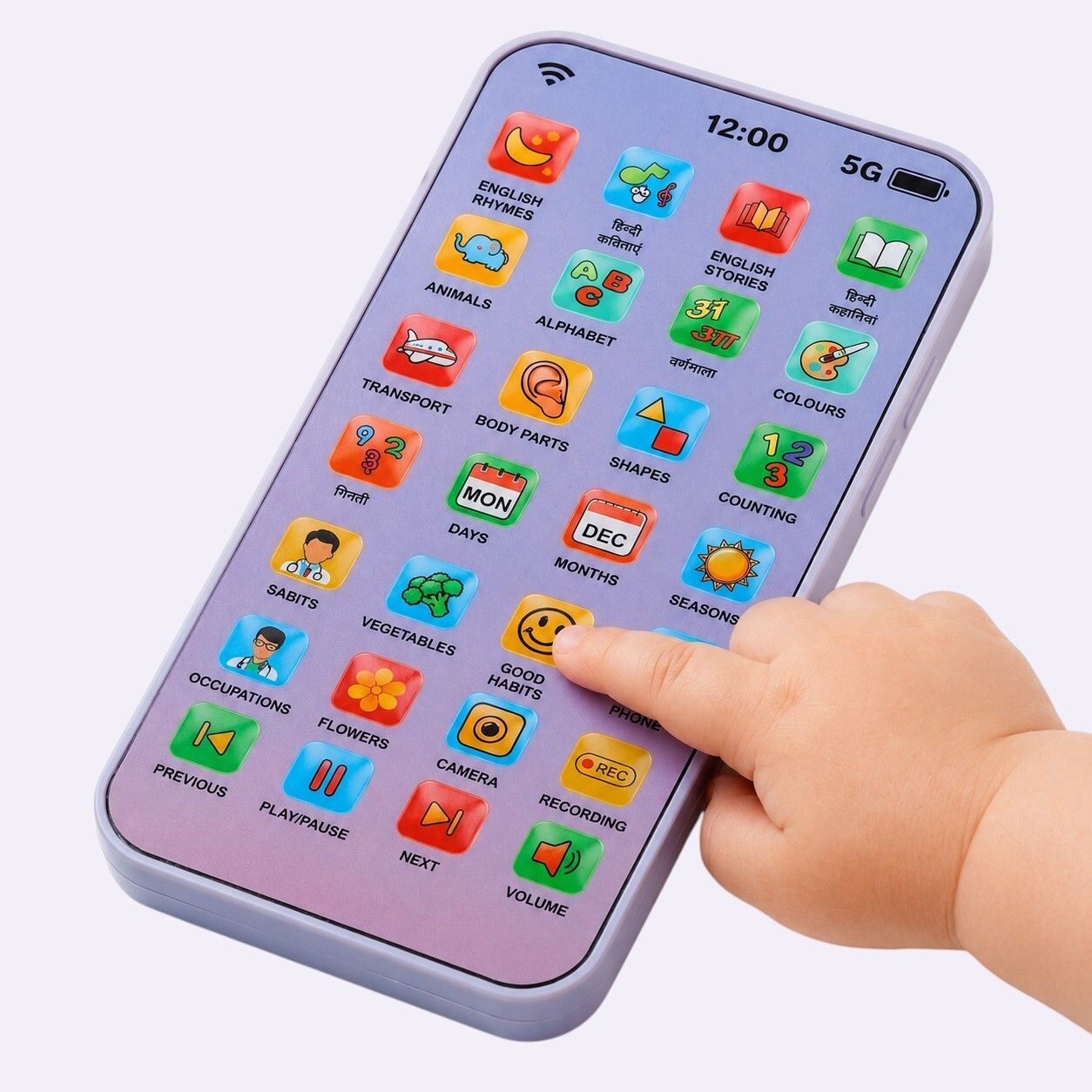 Kids Phone Toy 28 Functions Learning Mobile for Children-image-24