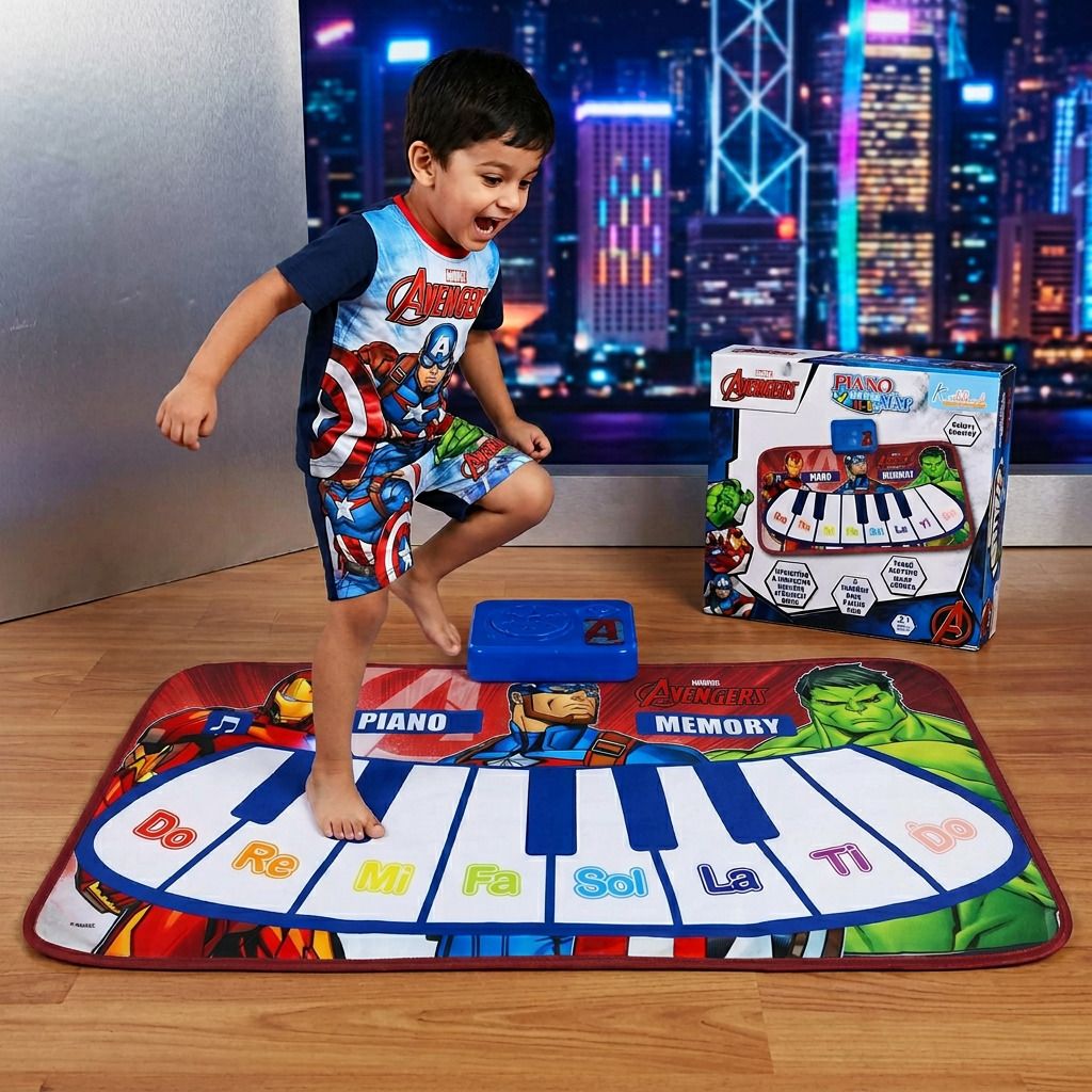 avengers Musical Superhero Piano Mat for Kids-picture-14