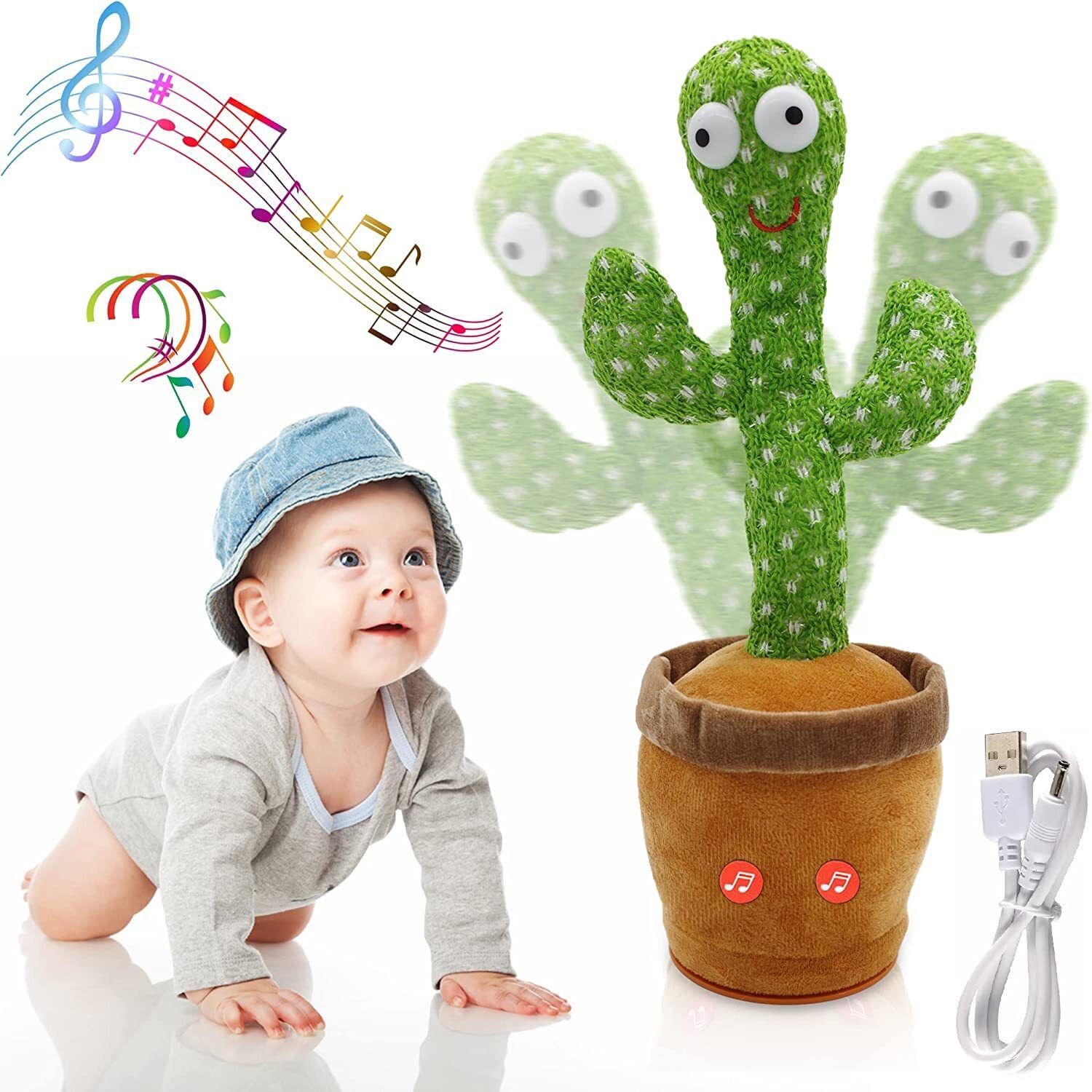 haulsale Dancing Cactus Toy Which Can Sing, Wriggle & Repeat Recording-176-picture-27