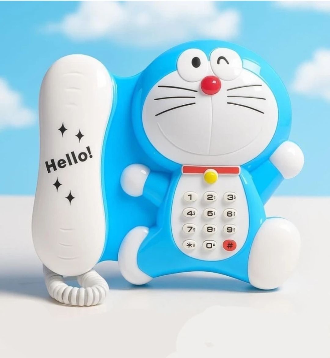 Kids Cartoon Shape Musical Landline Toy Phone with Keypad Model (pack of 1)-image-27