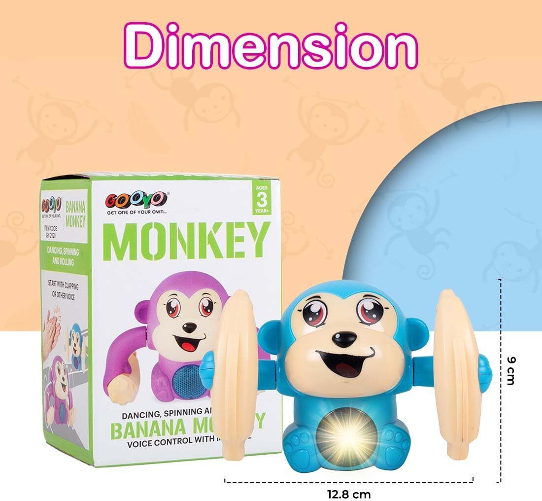 antique eessenc Dancing Monkey Musical Toy for Kids with Lights & Sound | Interactive Baby Toy-picture-20