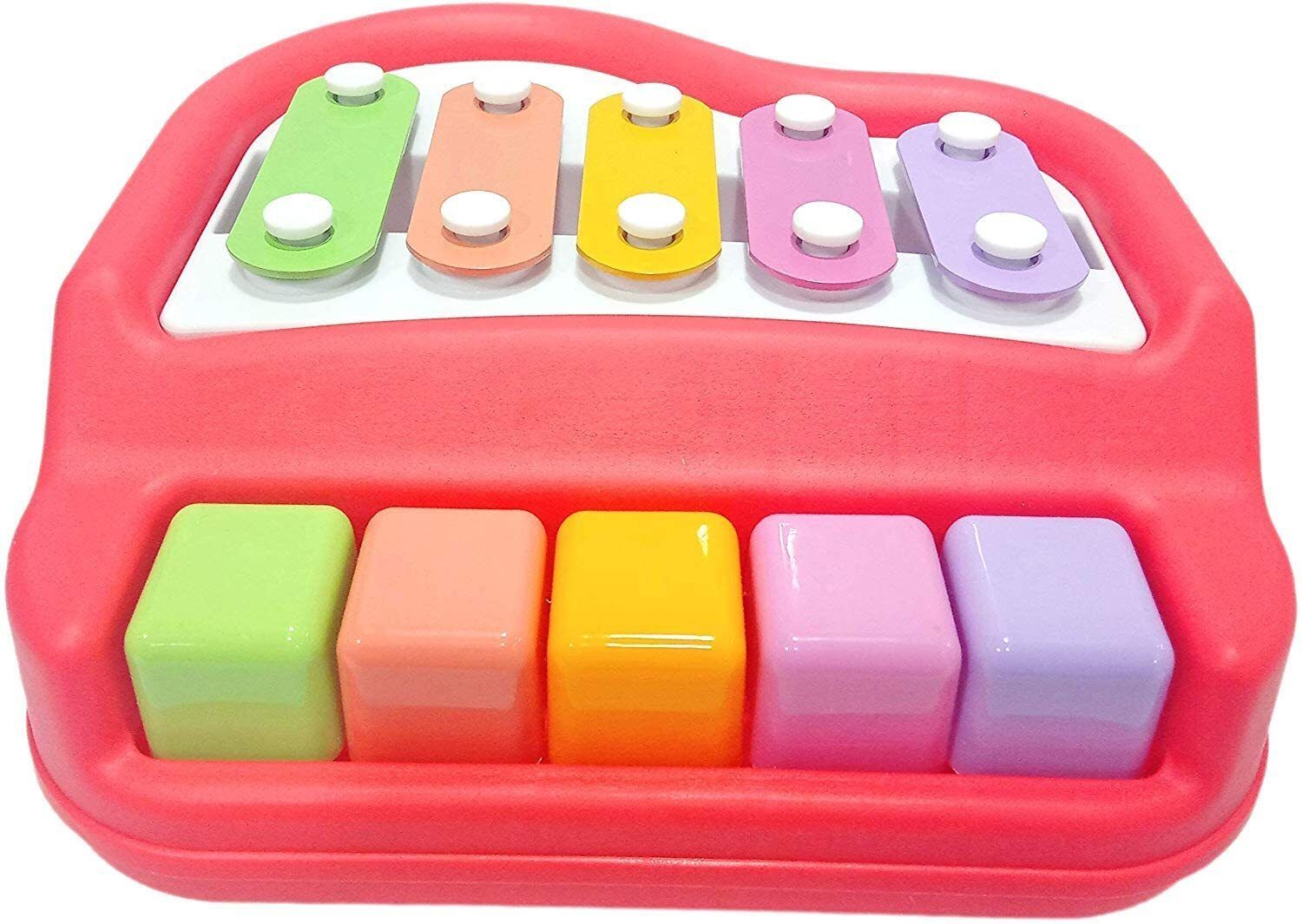 goyal's Multi Keys Xylophone and Piano, Non Toxic, Non-Battery for Kids & Toddlers (Red)-picture-12