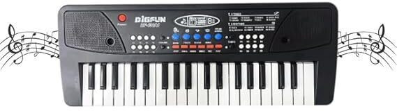 bantas Piano Keyboard for Kids with Mic | 37 Keys, 8 Tones, 8 Rhythms, 6 Demos, image 1