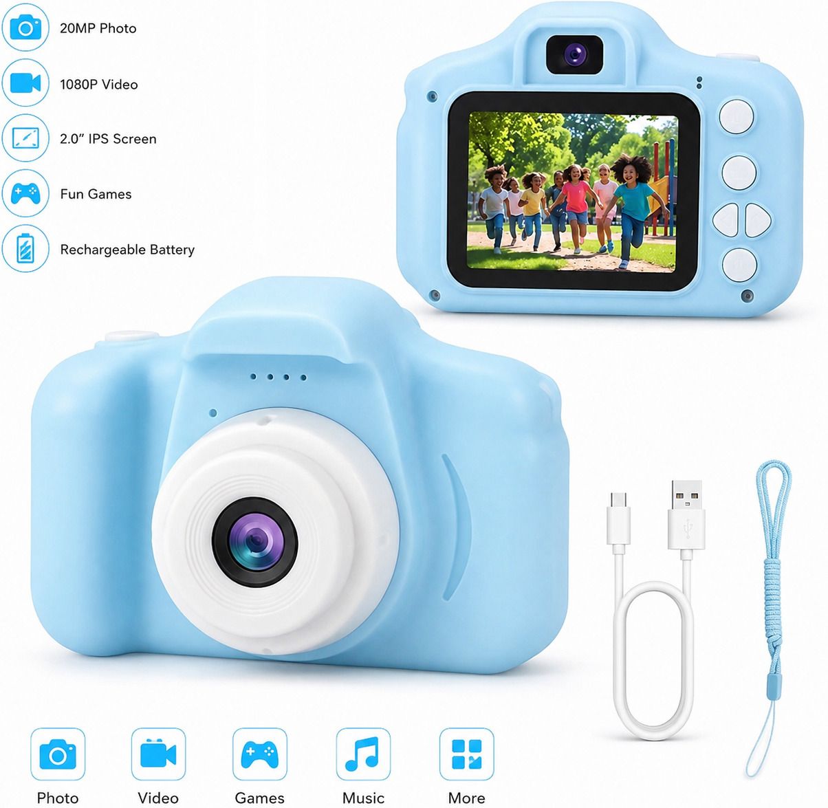 sorrathayur : Kids Digital Camera with 2.0-inch Color Display-picture-12