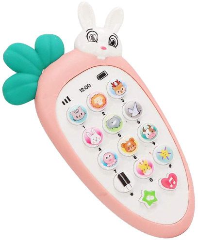 Carrot/Radish Style Baby Cell Phone Toy With Light & Various Music Sounds30-image-40