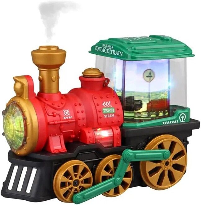 Musical Spray Steam Train Vehicle Toy for Kids-image-46