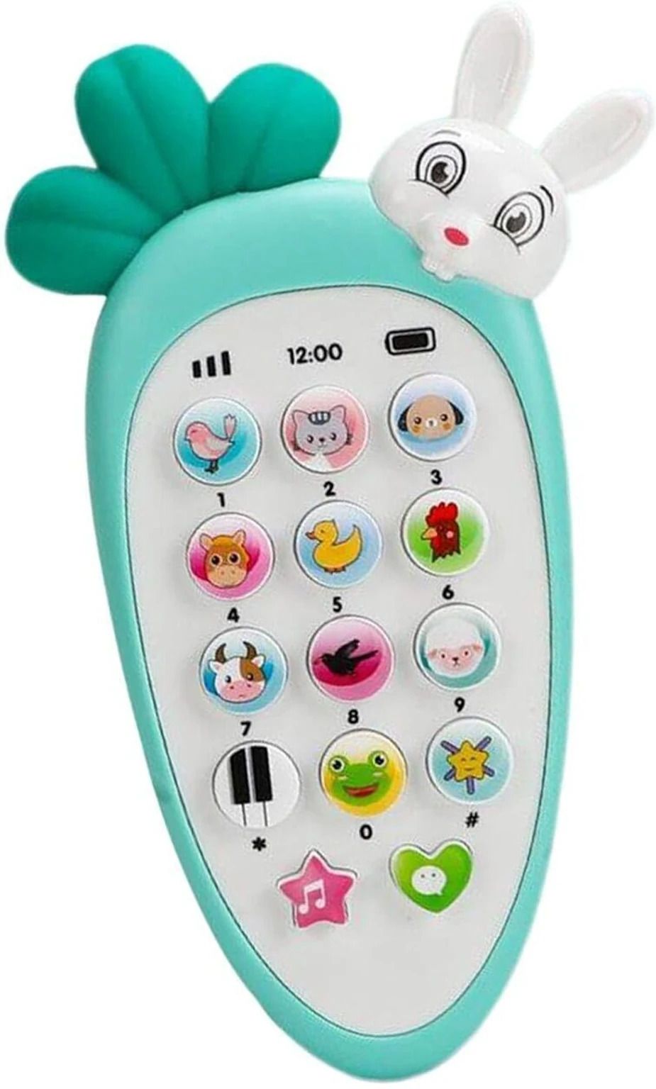 Rabbit Phone Smart Phone Cordless Feature Mobile Phone Toys for Kids-image-49