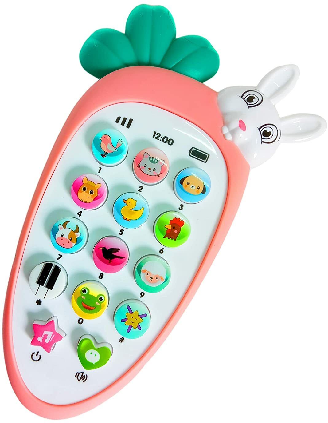 Rabbit Kid's Mobile Phone Learning Kids Mobile Amazing Sound toy .-image-31