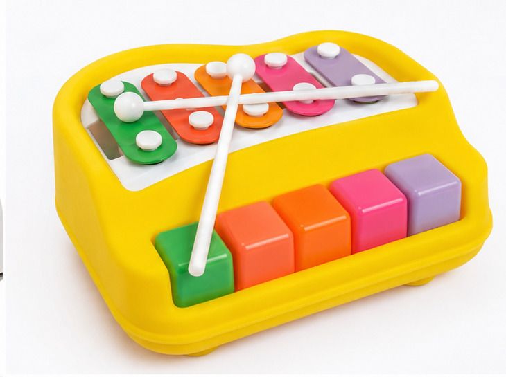 joyloot Musical Xylophone Toy for Kids | Learning Music Instrument with Piano & Mallets-picture-48