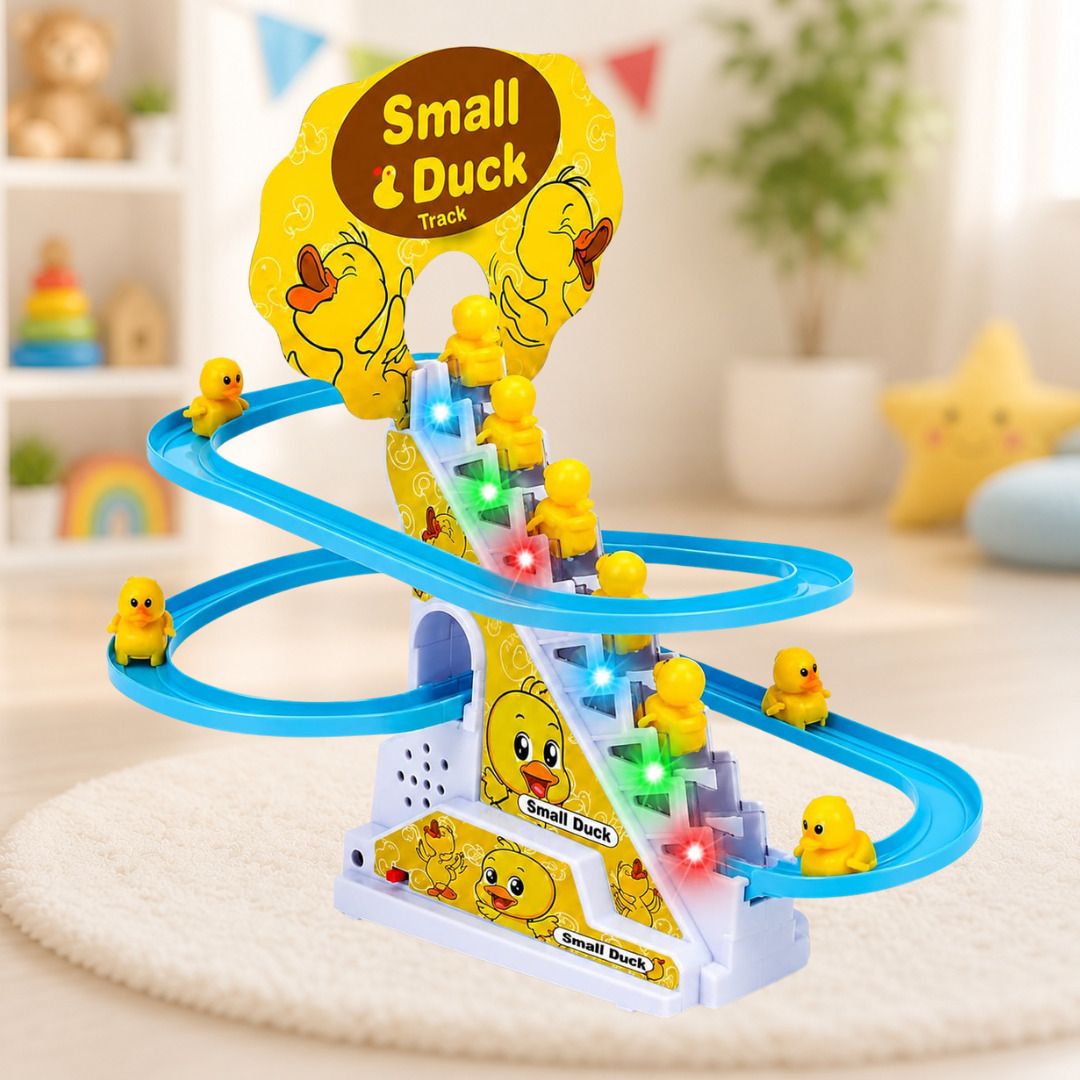 small duck track Musical Toy for Kids | Duck Climbing Track Toy with Music & Lights-picture-22