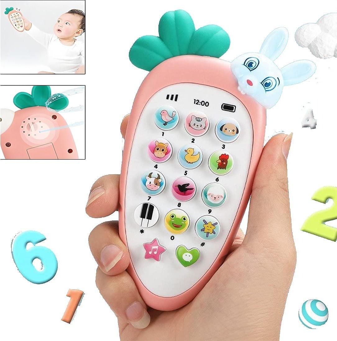 Smart Phone Rabbit Mobile Intelligent Musical Sound Toys for Kids-image-12