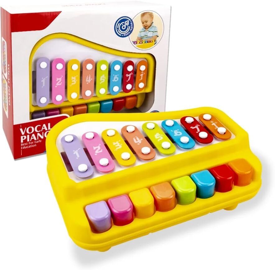 jipsy 2 In 1 Piano Toy For Toddlers 1-3 Years Old, 8 Key Piano, Preschool Educational-picture-32