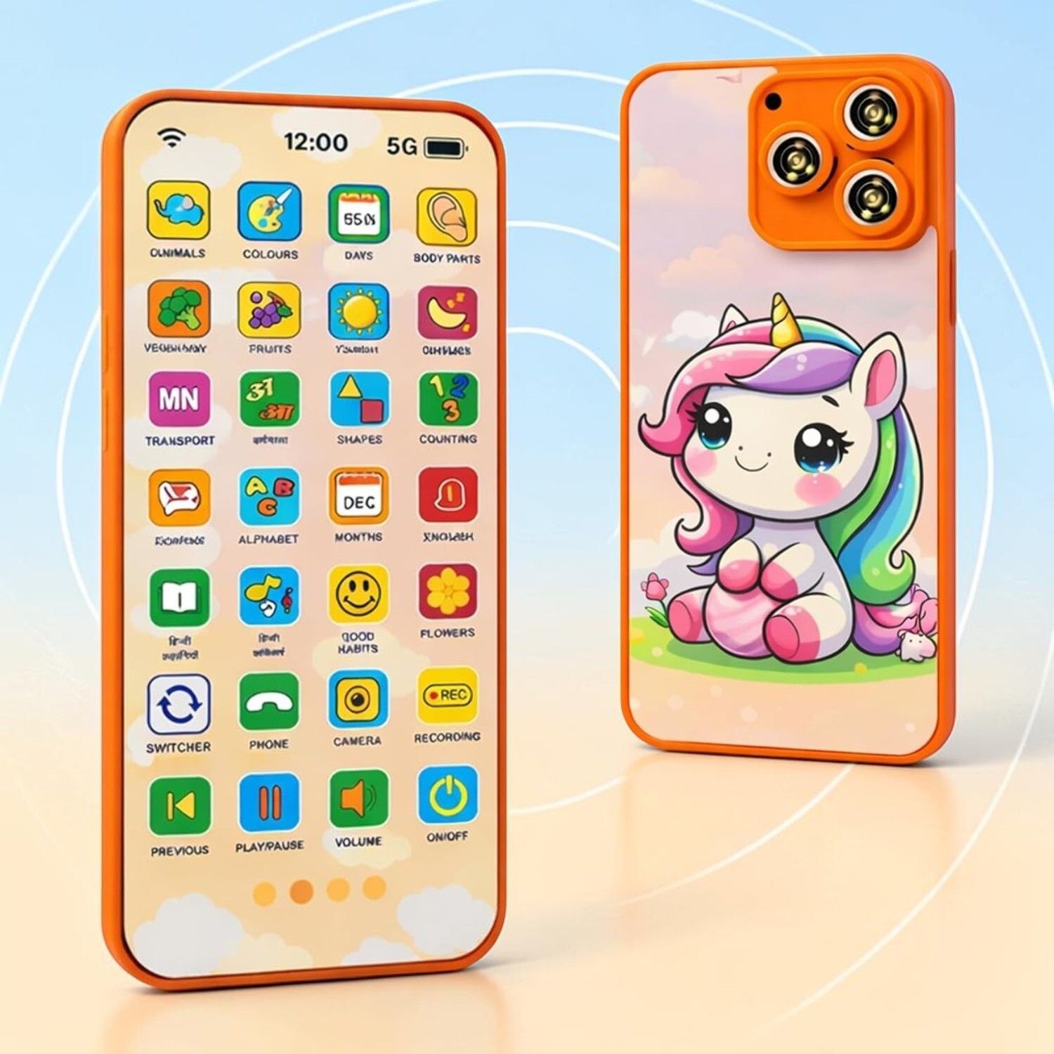 Smart Learning Toy Phone for Kids Educational Musical Mobile Toy-image-5
