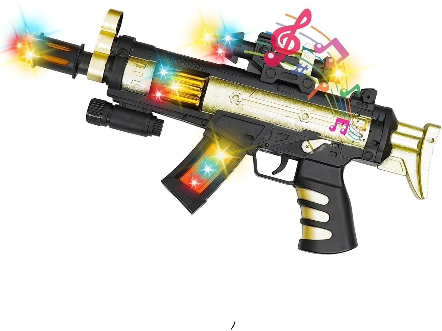 Children’s Musical Toy Gun with Lights & Sound – Fun Battery Toy Blaster-image-12