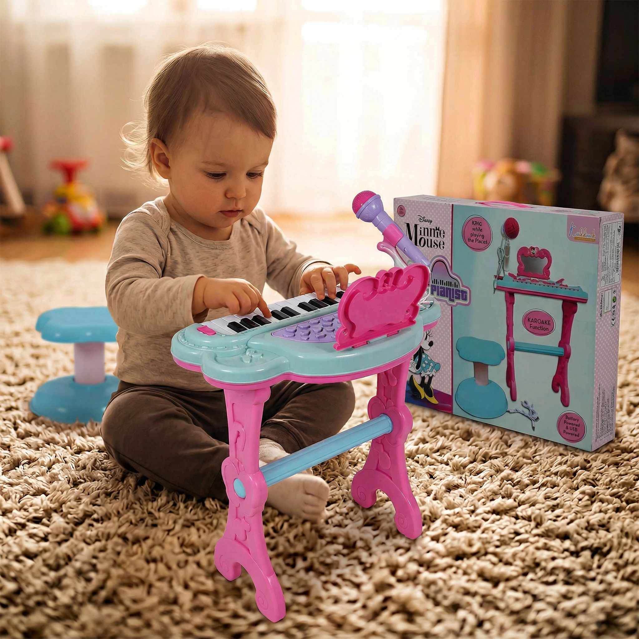 Minnie Mouse Little Pianist Keyboard for Young Pianists-image-42