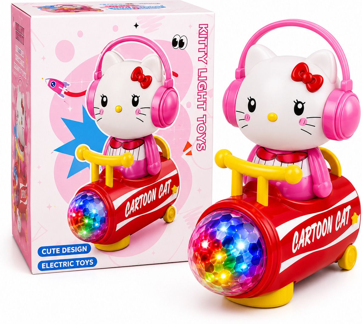 Cartoon Light & Music Toy with LED Flashing Lights and Musical Sounds for Kids-image-11